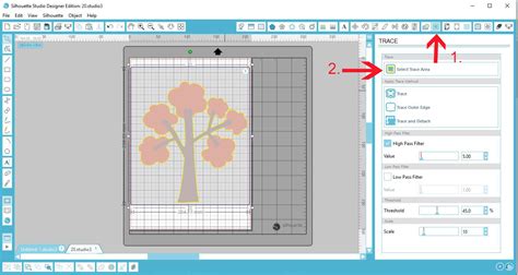 Silhouette Tutorial How to Trace 的图像结果