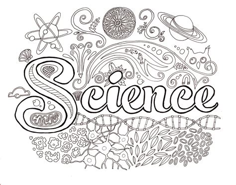 Image result for Science Coloring Pages