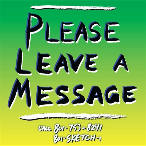 Image result for Leave a Message Recording Examples