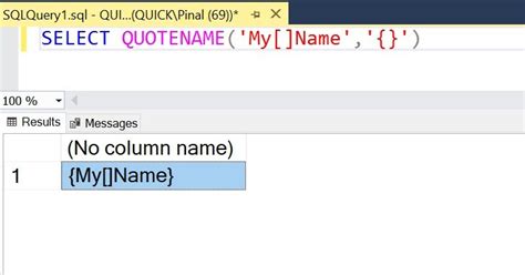 SQL Syntax Quotation Marks 的图像结果