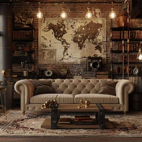14 Steampunk Interior Design Ideas: Achieve Victorian Elegance with ...