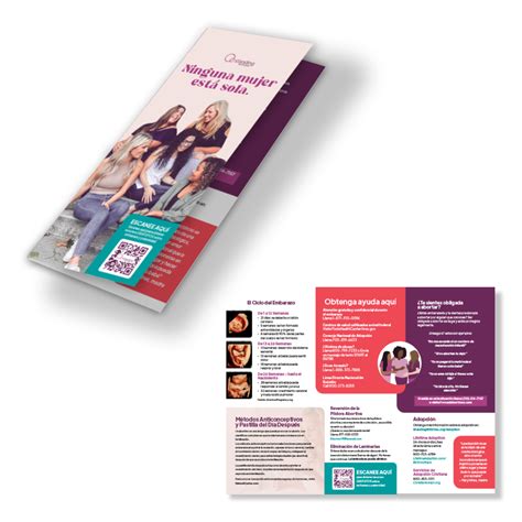 Pregnancy Help Brochure Spanish Version - Pro-Life Generation