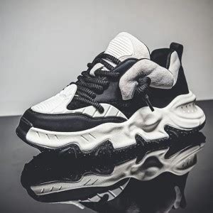 Aacrab Korean_Chunky_Shoe_Black_09 Sneakers For Men - Buy Aacrab Korean ...