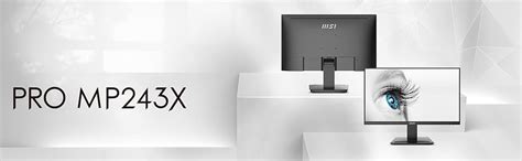MSI PRO MP243X 23.8 Inch 1920 X 1080 Full HD LCD Monitor: 100Hz High ...