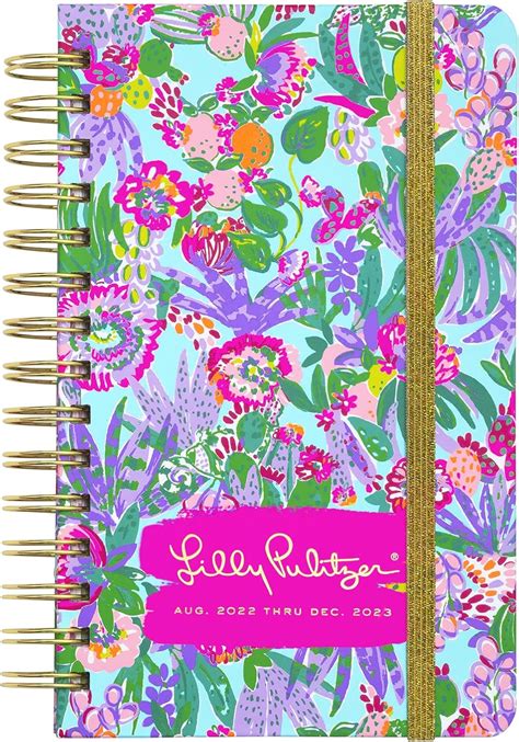 Amazon.co.jp: Lilly Pulitzer Daily Planner 2022-2023, Medium Agenda ...