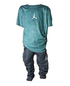Buy Jordan Air Boys 2-PC Outfit Set (6, Wolf Grey) at Amazon.in