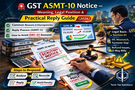 GST ASMT-10 Notice – What It Means & How to Respond (2026 Practical ...