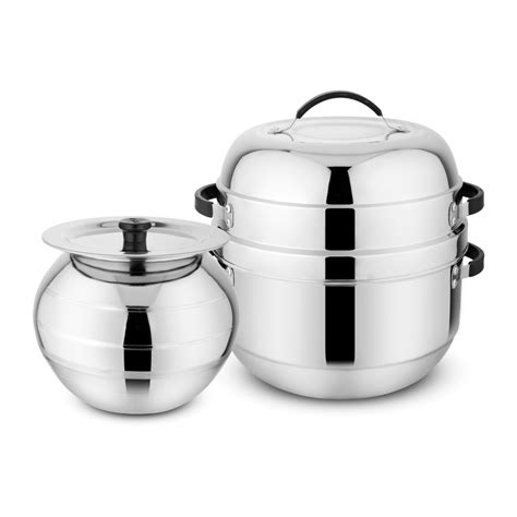 Prabha Stainless Steel Thermal Rice Cooker, Capacity 1kg/1.5kg ...