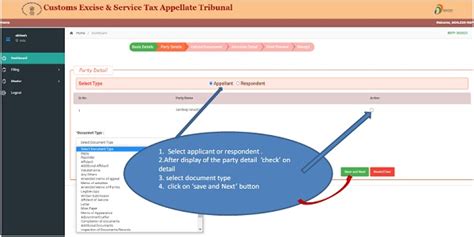 CESTAT e-Filing Software User Manual