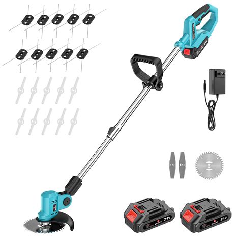 Snapklik.com : Weed Wacker Cordless Electric Weed Eater 21V Battery ...