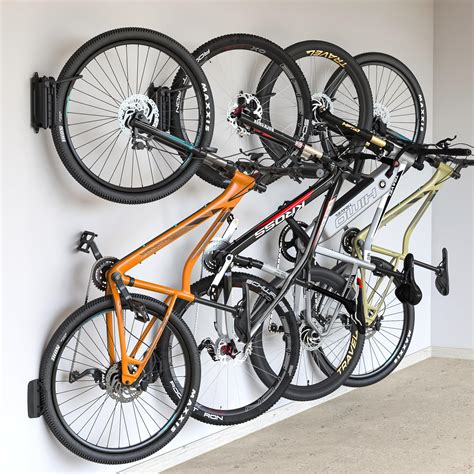 monTEK Swivel Bike Wall Mount, Bike Hangers for Garage, Space-Saving ...
