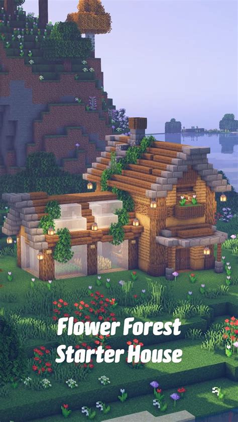 Image result for Flower Forest House Tutorial Minecraft
