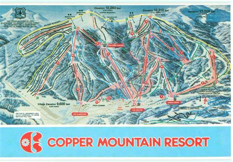 Copper Mountain Map