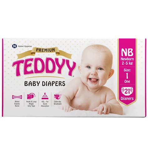 Teddyy NB Diapers | Best Diapers for Newborn in India (2–5 kg)