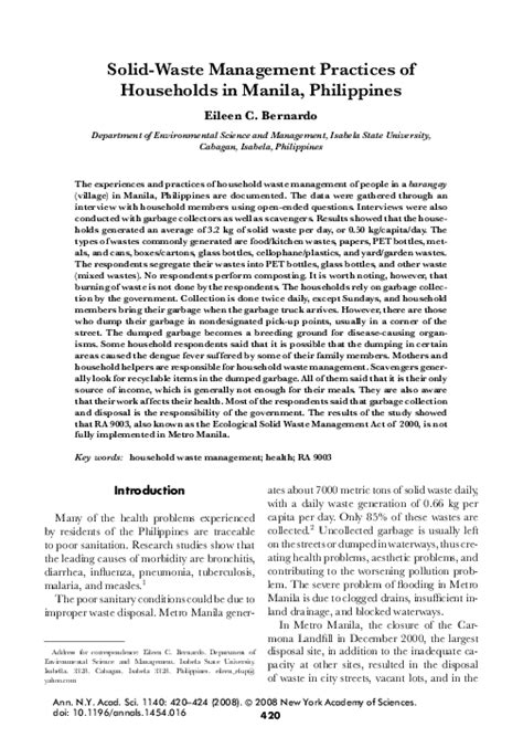 Image result for Stastic Data Analysis of Waste Management Philippines