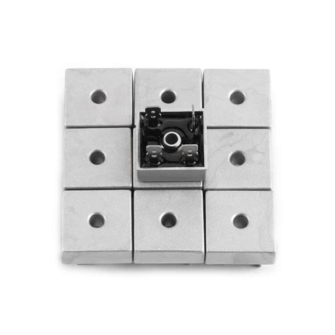 Buy Bridge Rectifier, 10pcs KBPC5010 50A 1000V AC to DC Diode Bridge ...