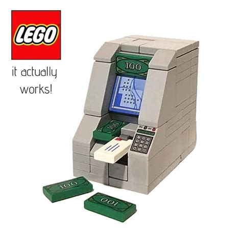 Image result for How to Build a Working LEGO ATM Machine
