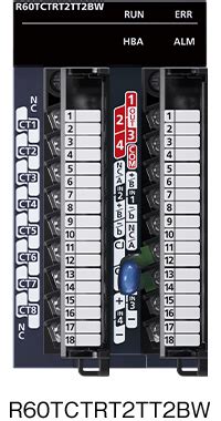 Lineup Temperature input/temperature control MELSEC iQ-R Series ...