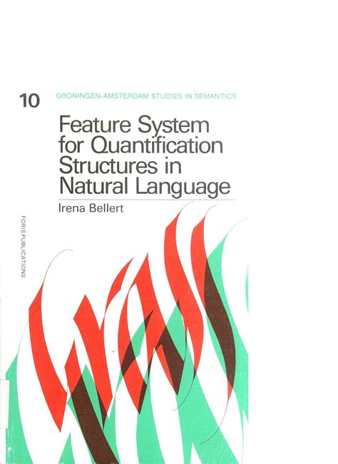 Buy The Feature System for Quantification Structures in Natural ...