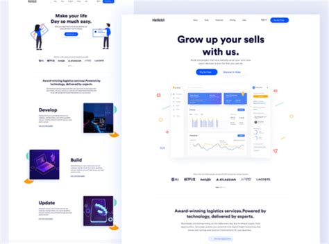 Шаблоны Landing Page для Figma (бесплатные макеты для верстки)
