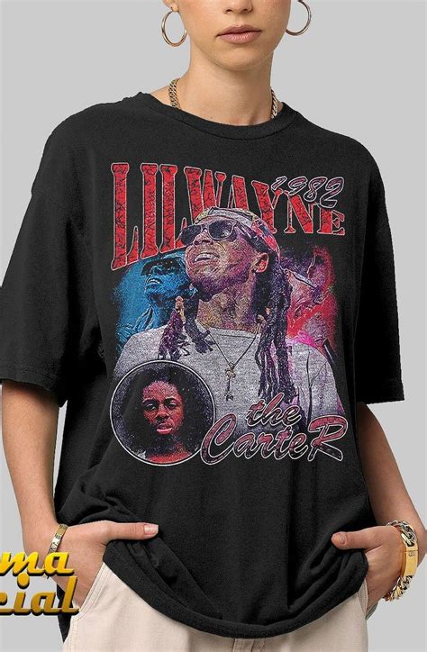 [BLACK] Lil Wayne T Shirt - Walmart.com