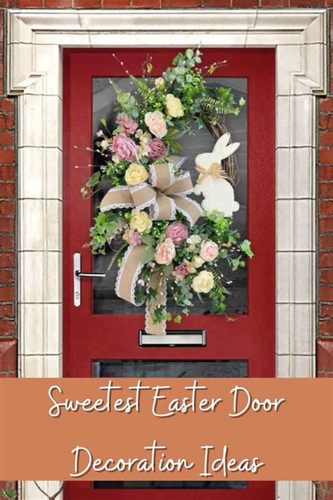 45 Sweetest Easter Door Decoration Ideas – Pink Pop Design