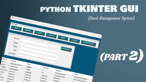 Image result for Python Database GUI