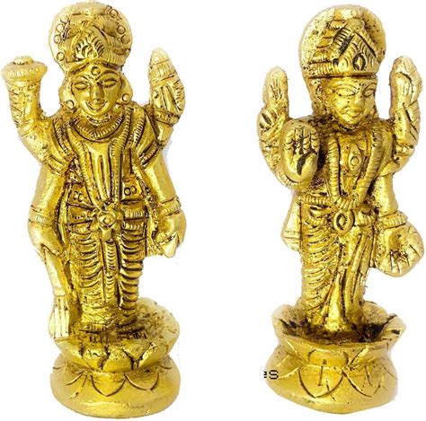 vyomika decor Small Lakshmi Vishnu Murti|Vishnu Lakshmi Hindu God and ...