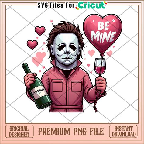 Michael Myers Valentine PNG Design – svg files for cricut