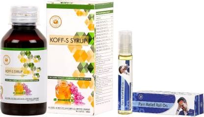 HerbRoot Surya Herbal Ayurvedic Pack of 2 Koff-S-Syrup for Cough & Cold ...