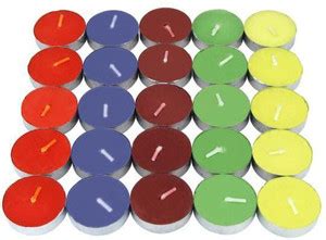 EASY MALL Decorating Candles for Diwali, Smokeless PACK OF 50 Unscented ...