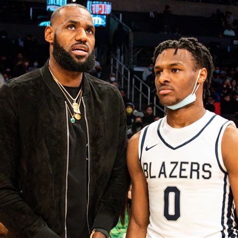LeBron James' Son Bronny James Joining Him on L.A. Lakers in NBA