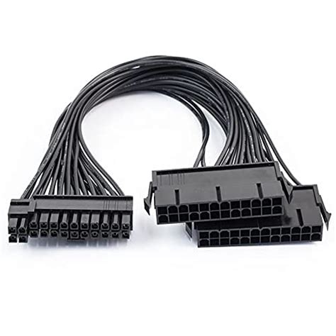 Buy Xsentuals 4-Pin 20+4 Pin Dual PSU Power Supply Extension Cable ...