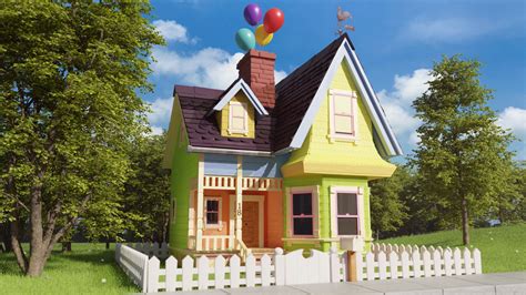 Up House Pixar High Resolution Pixar's Up House Gets A Charming