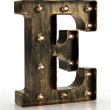 Pooqla Vintage Light Up Marquee Letters with Lights India | Ubuy