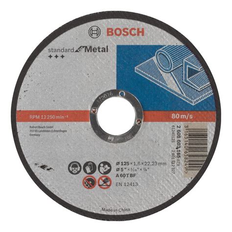Bosch Professional Cutting Disc/Wheel for Metal Standard Flat Hub ...