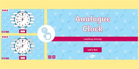 Online Analogue Clock Labelling Activity | Twinkl Go!