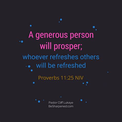 Proverbs 11:25 ~ Daily Devotion April 20 2023 - Daily Devotional