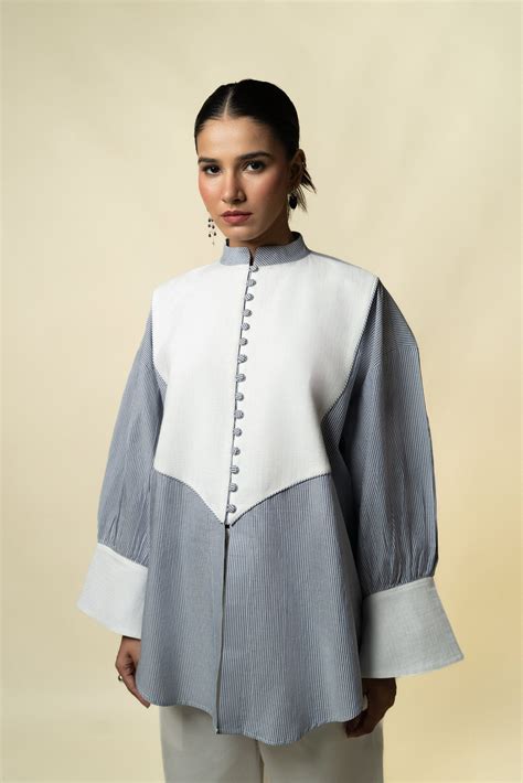 Colourblock shirt – Tu'tkaa by Stuti