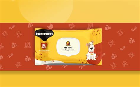 Foodie Puppies Anti-Bacterial Pet Wet Wipes for Dogs, Puppies, & Pets ...