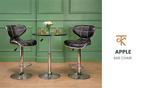 KOORSI & COMPANY. Apple Bar Chair Height Adjustable and Cafe Bar ...