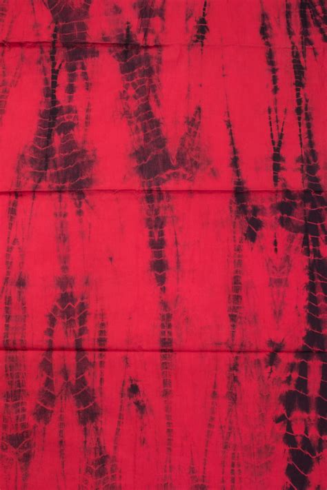 Red Batik Cotton 3-Piece Salwar Suit Material 10069924 – Avishya.com