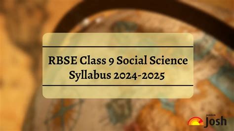 RBSE Class 9 Syllabus 2024-2025: Download Subject-Wise Syllabus in PDF