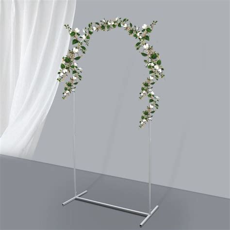 6.5ft White Metal Wedding Arch Backdrop Stand | Ubuy India