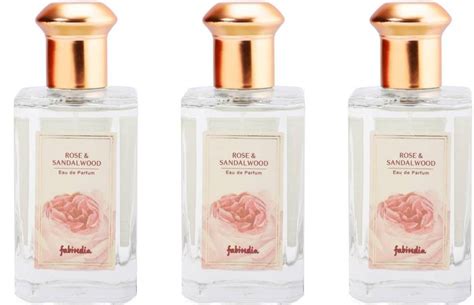 Buy fabessentials Rose and Sandalwood Perfume- 100ml x Pack of 3 Eau de ...