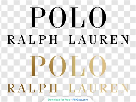 Polo Ralph Lauren Logos Set Black and Golden Free PNG - PNGate