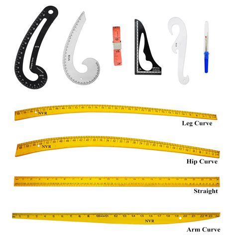 Nvr Premium Tailroing Combo 4 Shapes Of Scales Arm Curve | Desertcart INDIA