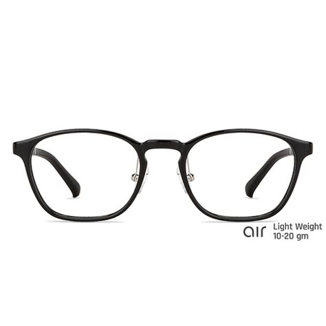 Buy Black Full Rim Square Lenskart Air Essentials LA E12941-C1 ...