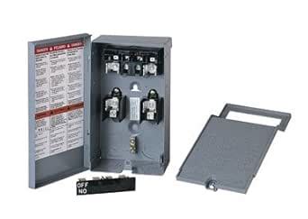 DiversiTech 755-60F 60 Amp Fusible Pullout Disconnect Switch : Amazon ...
