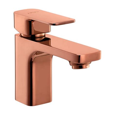 Lustre Table Mounted Regular Basin Mixer Ruby - Rose Gold on Decure.in